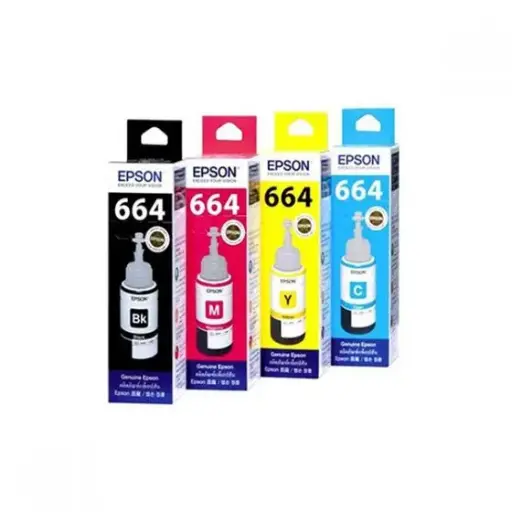 愛普生 t664 CMYK 墨水 2 套